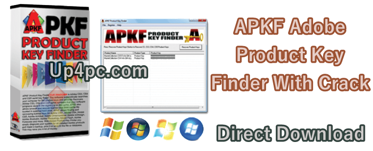 APKF Adobe Product Key Finder 2.5.8.0 with crack