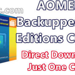 AOMEI Backupper Crack Free Download 2025